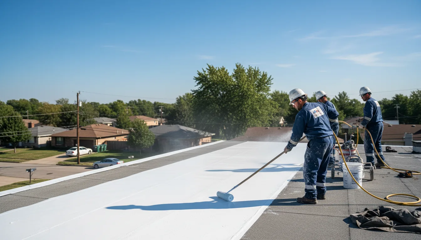 Commercial roof coating in Schenevus, NY near me